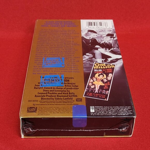 One in a Million Hollywoods Golden Age 1994 VHS New Sealed - Picture 4 of 8